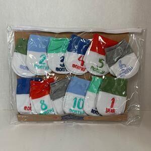 Gertex Unisex Infant Ankle Socks with Months Baby Milestone Socks NEW